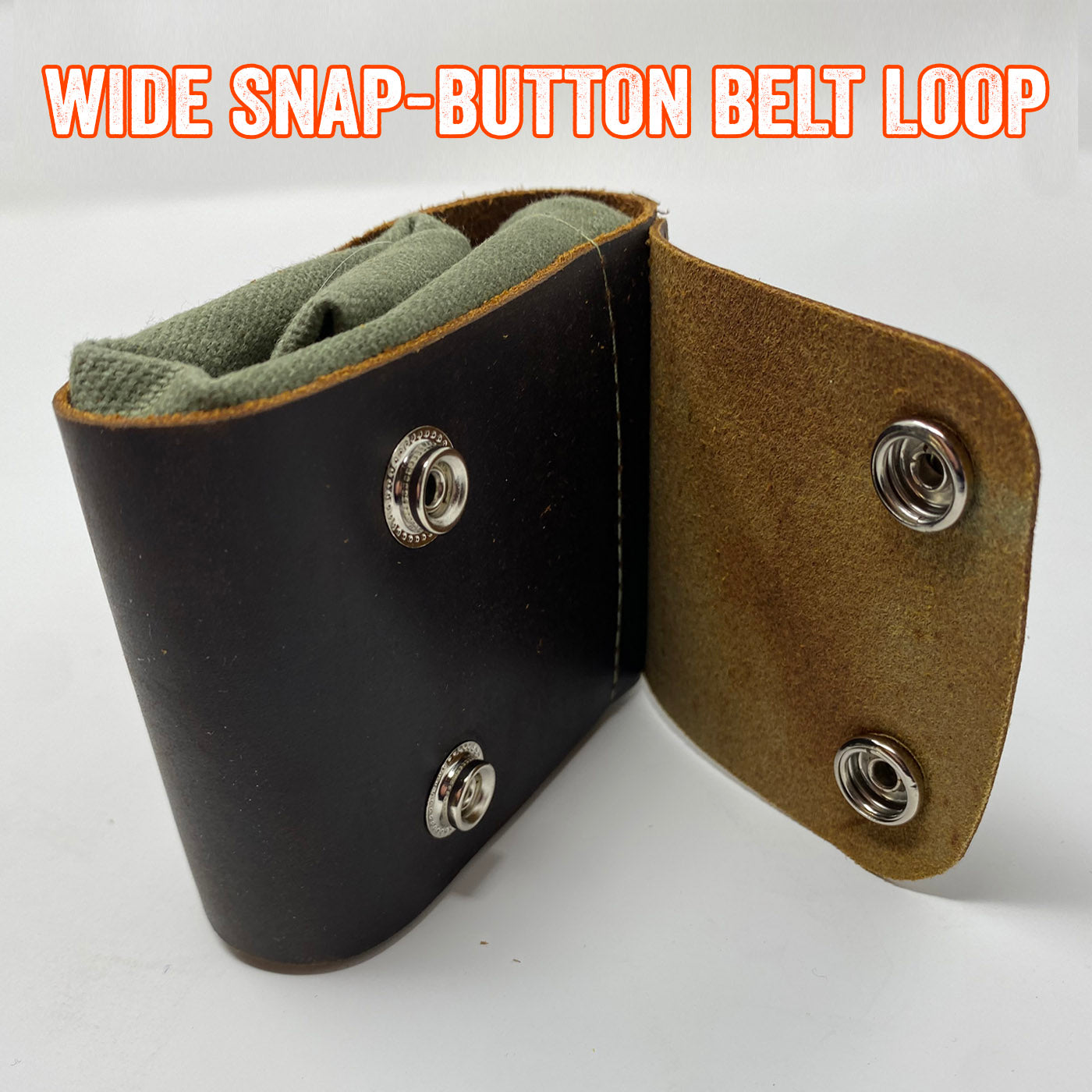 Drawstring Dump Pouch (Leather & Canvas)