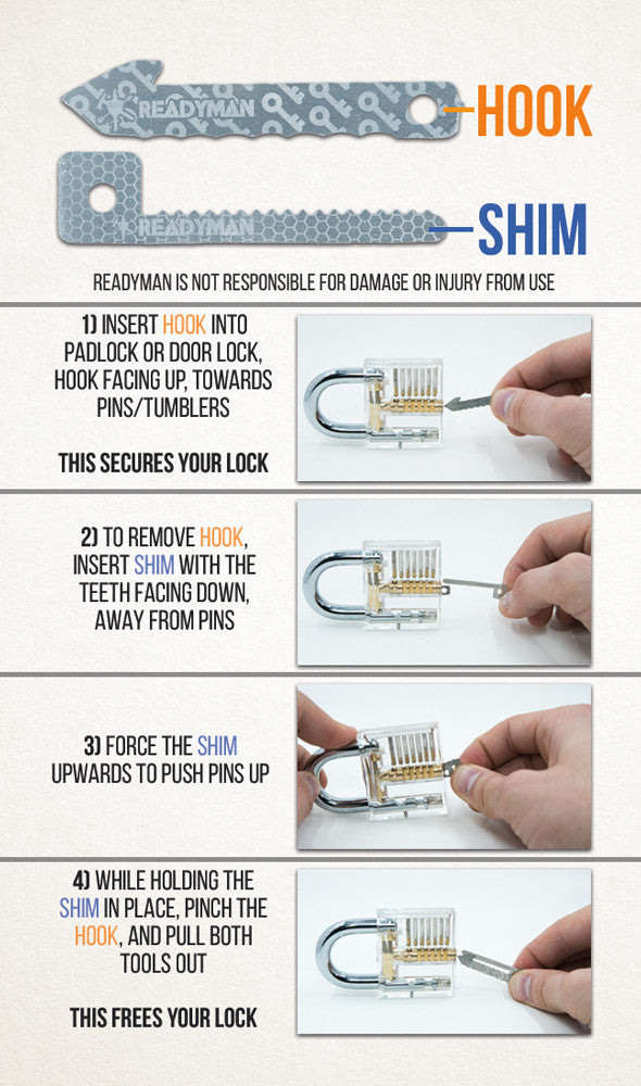 ReadyMan Lock Blocker - Access Denial Card