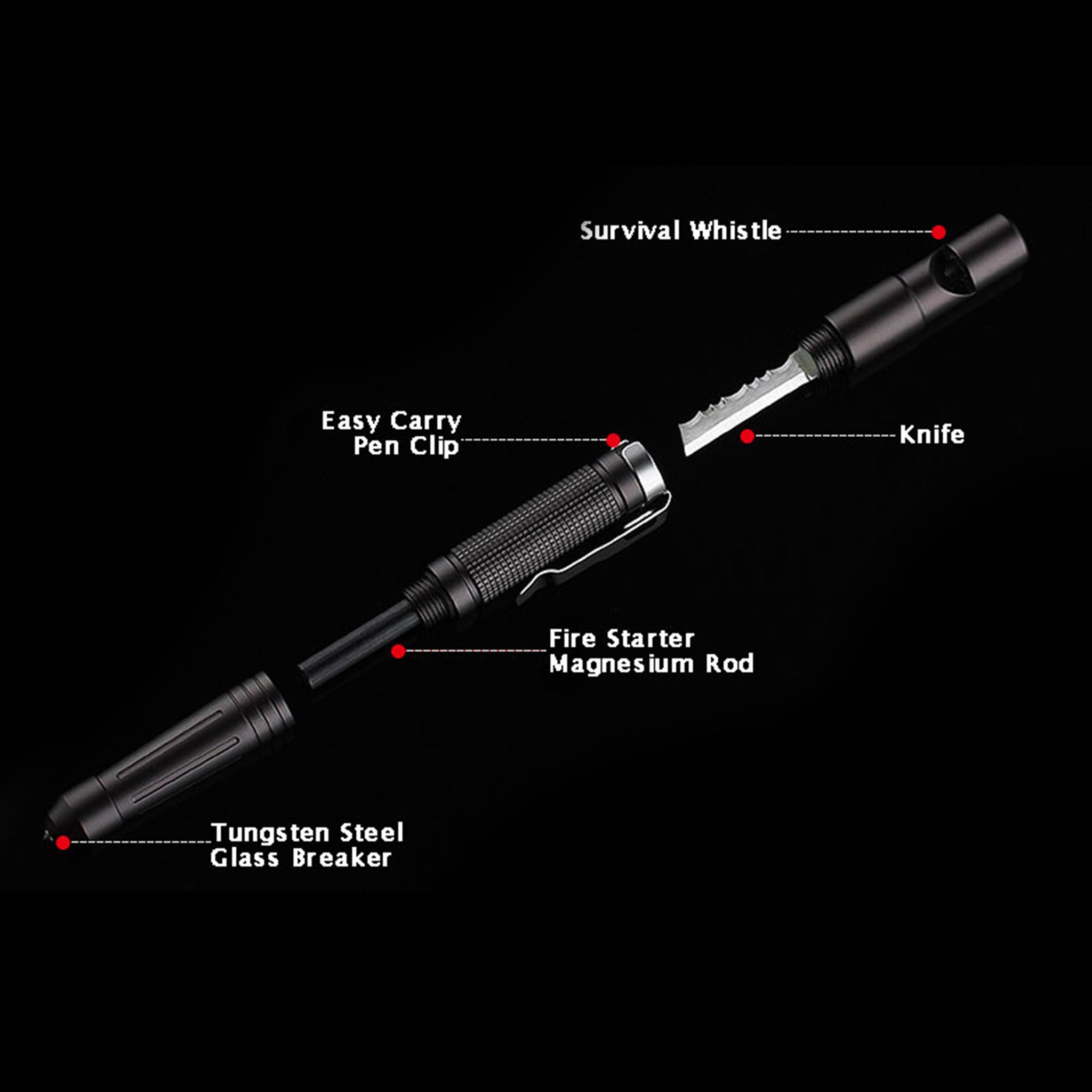 4-in-1 Survival Tool